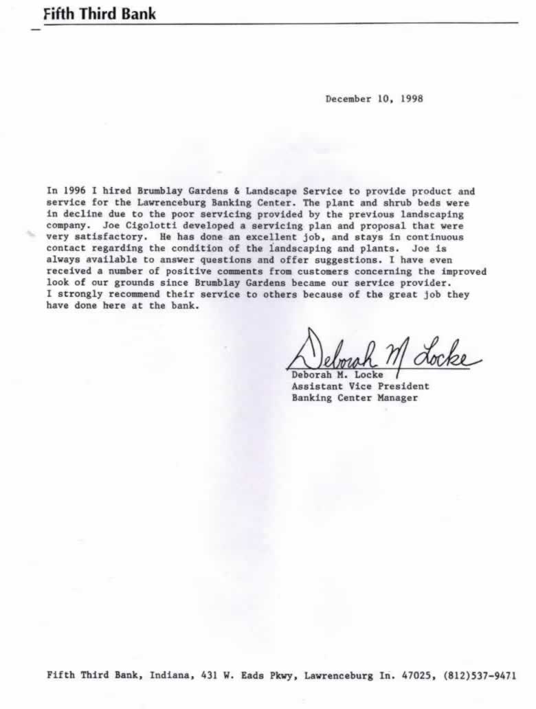 Reference Letter